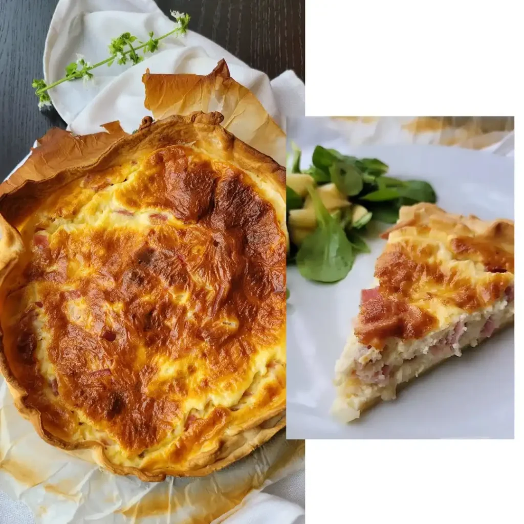 La mejor Quiche de Bacon Y Queso