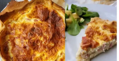 La mejor Quiche de Bacon Y Queso