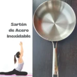 sartén de acero inoxidable