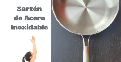 sartén de acero inoxidable